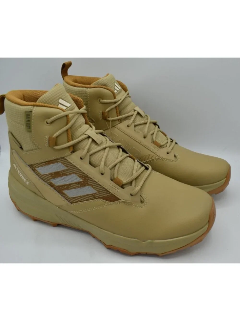 Adidas‎ Mens Size 14 Terrex Unity Mid Rain.Rdy Nubuck Leather WP Hiking Boots